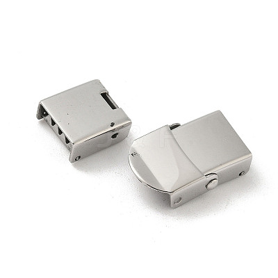 304 Stainless Steel Watch Band Clasps STAS-Z147-34P-01-1
