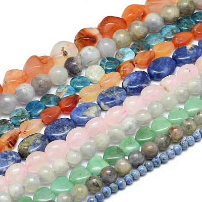 Natural & Synthetic Gemstone Beads Strands G-F513-02A-1