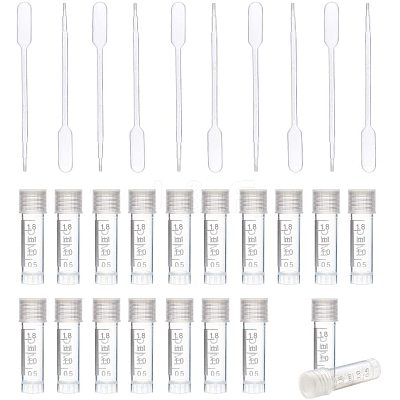 Graduated Tube Plastic Bead Containers CON-PH0001-74-1