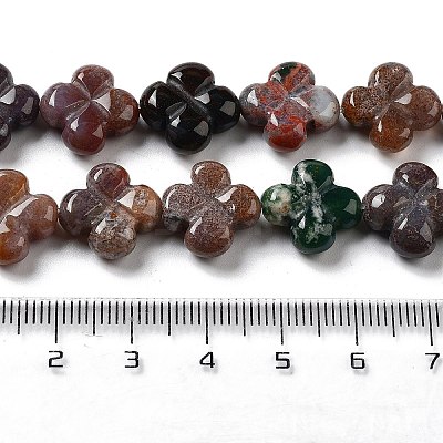 Natural Indian Agate Beads Strands G-P520-A04-01-1