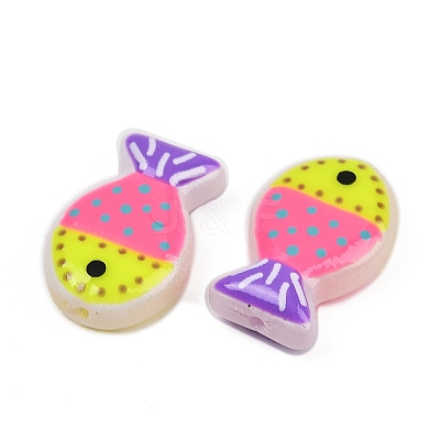 Baking Paint Glass Beads LAMP-F036-02C-1