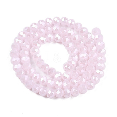 Electroplate Glass Beads Strands EGLA-A044-J6mm-A02-1