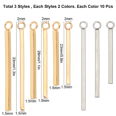 304 Stainless Steel Pendants STAS-SC0001-56-1