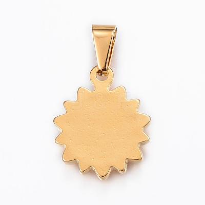 304 Stainless Steel Pendants STAS-H372-15G-1