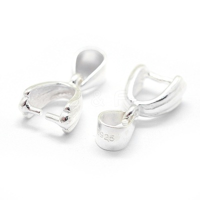 925 Sterling Silver Pendant Bails STER-I016-124B-1