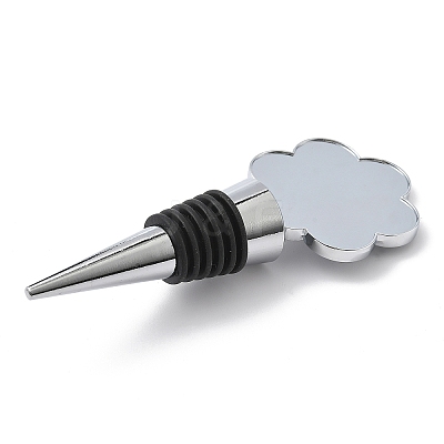 Alloy with Epoxy Wine Bottle Stoppers Cabochon Settings AJEW-G007-01A-1