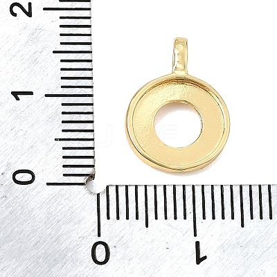 Brass Pendant Cabochon Settings KK-CBA968C-03G-05-1