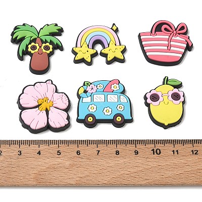 Summer Theme PVC Plastic Cabochons PL-CBAEA65-03-1