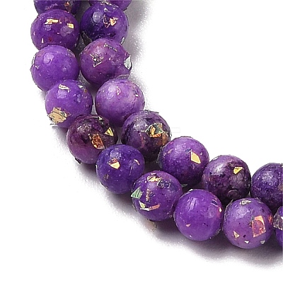Assembled Natural Dolomite and Synthetic Opal Beads Strands G-Q017-G06-01C-1-1
