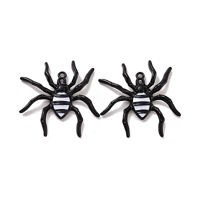 Halloween Rack Plating Alloy Enamel Pandants PALLOY-O109-56EB-1