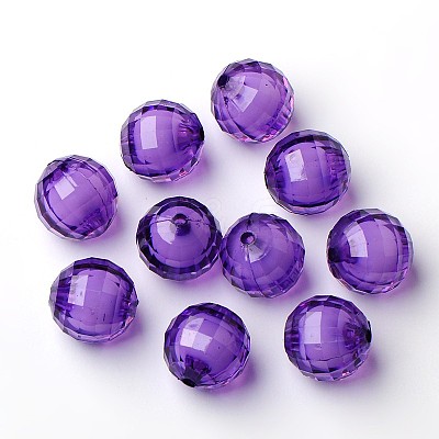 Transparent Acrylic Beads TACR-S086-20mm-10-1