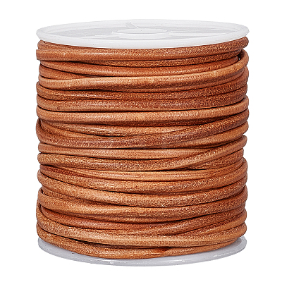 20M Round Cowhide Leather Cord WL-WH0015-01C-01-1