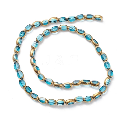 Electroplate Glass Beads Strands EGLA-K015-12A-1