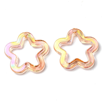 Transparent Acrylic Pendants MACR-Q160-04C-1
