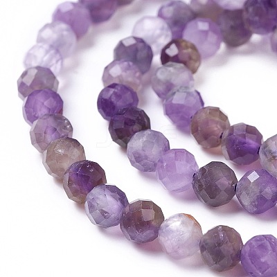 Natural Amethyst Beads Strands G-L581A-001-1