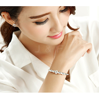 Brass Round Beads Bangles for Women FS-WG323CA-01-1