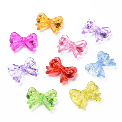 Transparent Acrylic Beads MACR-N013-022-1