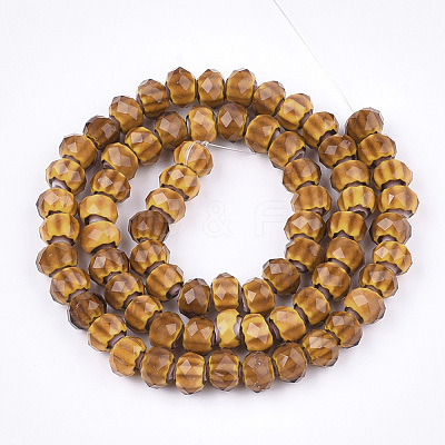 Glass Beads Strands GLAA-S185-01A-03-1