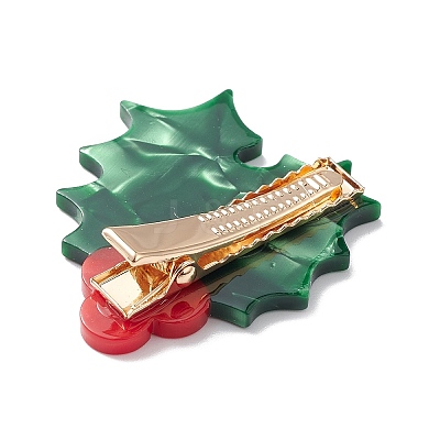Christmas Cellulose Acetate Alligator Hair Clip PHAR-K003-01B-1
