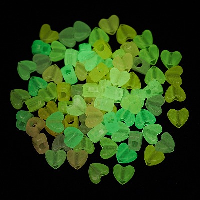 Luminous Transparent Acrylic Beads X-LACR-Q001-01-1
