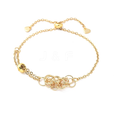 8Pcs 2 Style Adjustable 304 Stainless Steel Slider Bracelet Making AJEW-PH0011-83-1