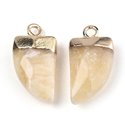 Natural Topaz Jade Pendants G-N326-57H-1