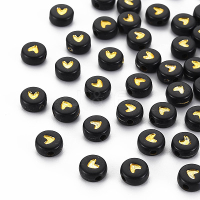 Opaque Acrylic Beads X-MACR-N008-18-1