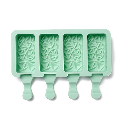 Food Grade DIY Rectangle Ice-cream Silicone Molds DIY-D062-06A-1