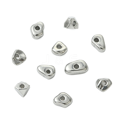 36Pcs 6 Styles 304 Stainless Steel Beads STAS-CJ0002-90-1