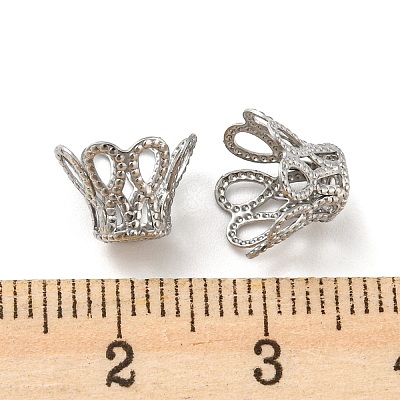 Non-Tarnish 316 Surgical Stainless Steel Bead Caps X-STAS-Q310-09A-P-1