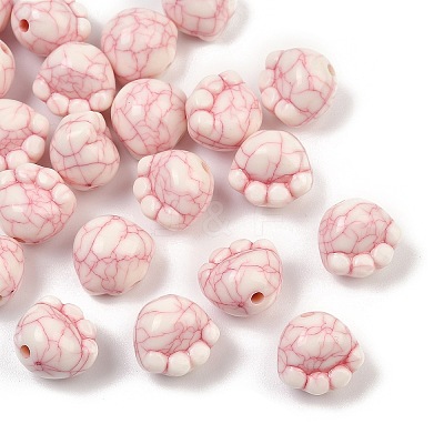 Acylic Imitation Turquoise Beads OACR-S047-03-1