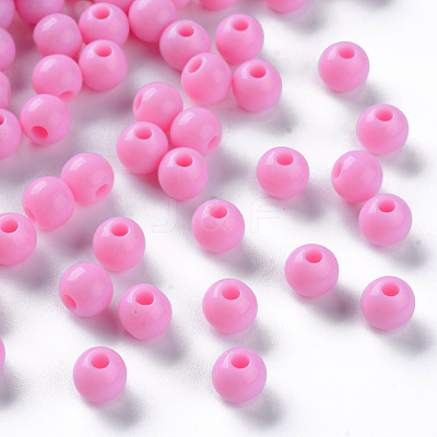 Opaque Acrylic Beads MACR-S370-C6mm-A02-1