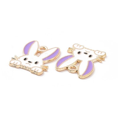 Alloy Enamel Pendants PALLOY-D015-08C-1
