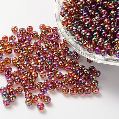 Eco-Friendly Transparent Acrylic Beads PL735-11-1