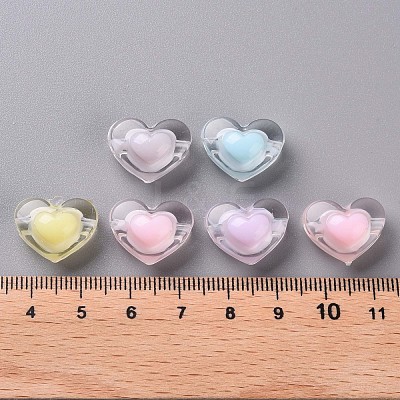 Transparent Acrylic Beads TACR-S152-08A-1