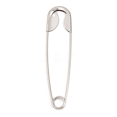 Iron Extra Large Safety Pin Brooches IFIN-P043-01P-1