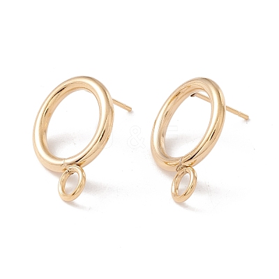 304 Stainless Steel Stud Earring Findings STAS-P308-02B-G-1