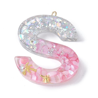 Resin Pendants RESI-B029-01P-S-1