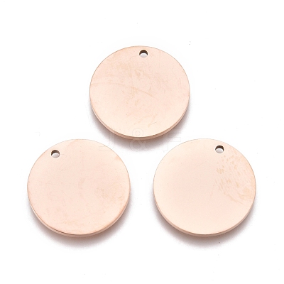 Ion Plating(IP) 304 Stainless Steel Charms STAS-L247-006B-RG-1