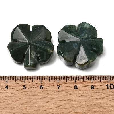 Natural Indian Agate Carved Clover Display Decorration GG-CBA6D08-D08-1
