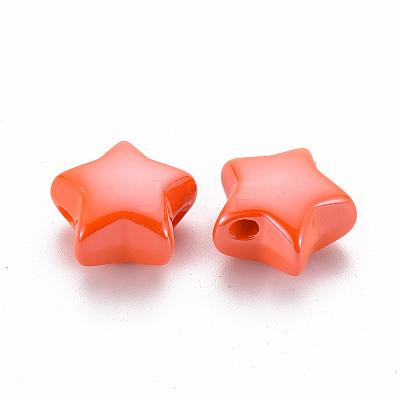 Opaque Acrylic Beads LS-MACR-S372-02B-84-1