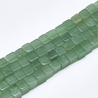 Natural Green Aventurine Beads Strands G-S357-G05-1
