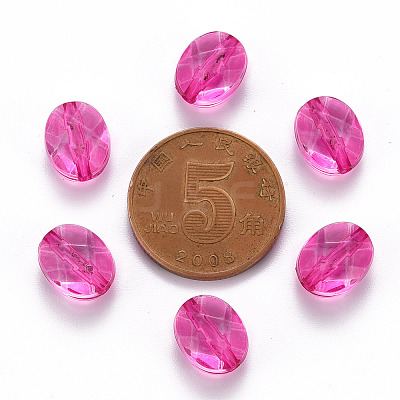 Transparent Acrylic Beads LS-TACR-S154-18A-82-1