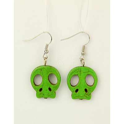 Fashion Earrings For Halloween EJEW-JE00285-1