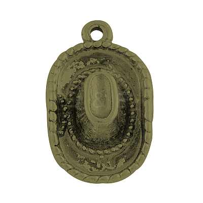 Tibetan Style Alloy Pendants TIBEP-4422-AB-NR-1