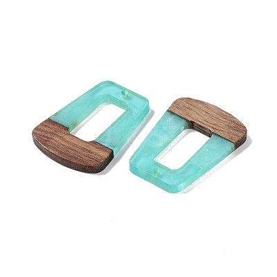 Resin & Wood Pendants WOOD-F015-11C-1