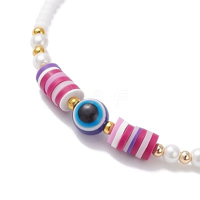 Glass Seed Beads Braided Bead Bracelets BJEW-MZ00211-03-1