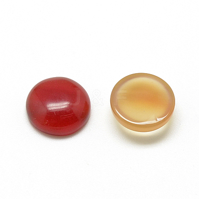 Natural Agate Cabochons X-G-R416-10mm-12-1