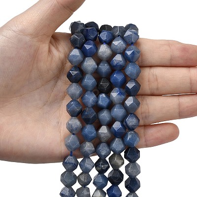 Natural Blue Aventurine Beads Strands G-Z119-A38-03-1