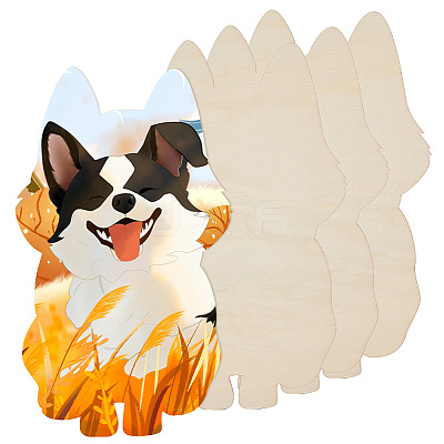 Unfinished Wood Pieces DIY-WH0002-61H-1